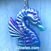 Large Seahorse Glow Suncatcher with Crystal