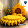 Sunflower Glow Sun Catcher with Crystal