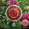 Watermelon Slice Glow Sun Catcher with Crystal