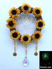 Sunflower Wreath Glow in the dark Dreamcatcher