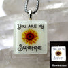 You Are My Sunshine Sunflower Glow Necklace