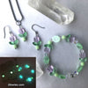 Tulip Glow Glass Jewelry Set