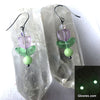 Tulip Glow Glass Jewelry Set