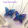 3d Glow in the dark Butterfly Necklace
