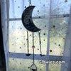 Witch Moon Glow in the dark Sun Catcher with Crystal