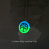 Tree of Life Two Color Glowing Necklace