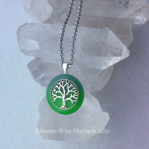 Tree of Life Two Color Glowing Necklace