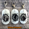 Halloween Honeymoon Bride & Groom Glow in the dark Key Chain