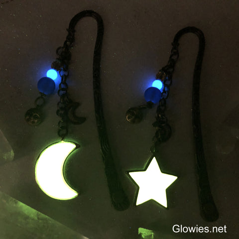 '90s Celestial Moon & Stars Vintage Style Bookmark