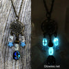 '90s Celestial Dreamcatcher Glow Necklace