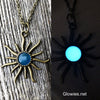 '90s Celestial Moon Sun Glow Stone Necklace