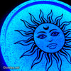 '90s Celestial Female Sun Glow in the dark Trinket Dish Tray Decor