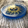 '90s Celestial Female Sun Glow in the dark Trinket Dish Tray Decor
