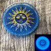 '90s Celestial Female Sun Glow in the dark Trinket Dish Tray Decor