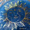 '90s Celestial Vintage Moon & Sun Glow in the dark Trinket Dish Tray Decor