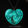 Moon Within Your Heart Galaxy Glow Necklace