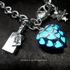 Alice in Wonderland Glow Link Charm Bracelet