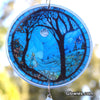 Alice in Wonderland Moonlight Forest Glow Sun Catcher with Crystal