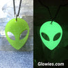 Alien Head Glow in the dark Necklace or Key Chain