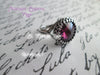 Amethyst Crystal Genuine Swarovski Purple Ring