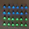 Birthstone Crystal Angel Glow in the Dark Necklace