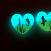 Aquarium Glow Hearts Necklace