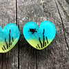 Aquarium Glow Hearts Necklace