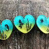 Aquarium Glow Hearts Necklace