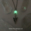 Arrowhead Galaxy Glow Glass Necklace