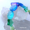 Aura Crystal Glow Glass Beaded Bracelet