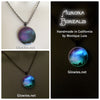 Aurora Borealis Glow Art Necklace