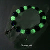 Aurora Borealis Galaxy Glass Beaded Bracelet Choose the charm