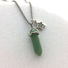 Crystal Point Necklace with Glow Star