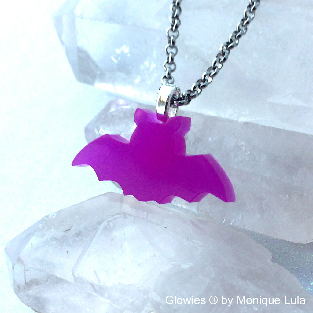 Glow Bat Necklace