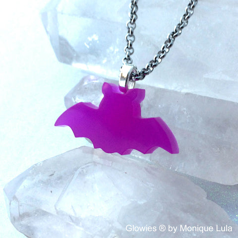 Glow Bat Necklace