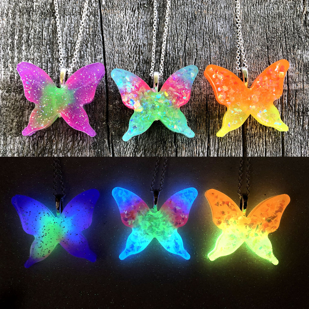 Glow Butterfly Necklace Batch #1