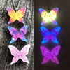 Glow Butterfly Necklace Batch #2 - Rainbow Iridescent Hearts