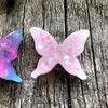 Glow Butterfly Necklace Batch #2 - Rainbow Iridescent Hearts