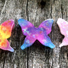 Glow Butterfly Necklace Batch #2 - Rainbow Iridescent Hearts