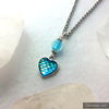 Scale Heart Glow Necklace