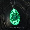 Glowing Flower Teardrop Glow Necklace