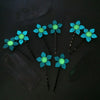 Glow Flower Bobby Pins