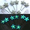 Glow Flower Bobby Pins