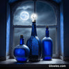 Crescent Moon Glow in the dark bottle topper