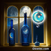Crescent Moon Glow in the dark bottle topper