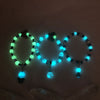 Stack of Glow Glass Bracelets - Set #2