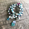 Stack of Glow Glass Bracelets - Set #2