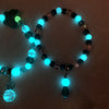 Stack of Glow Glass Bracelets - Set #2