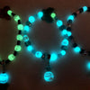 Stack of Glow Glass Bracelets - Set #2