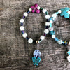 Stack of Glow Glass Bracelets - Set #2